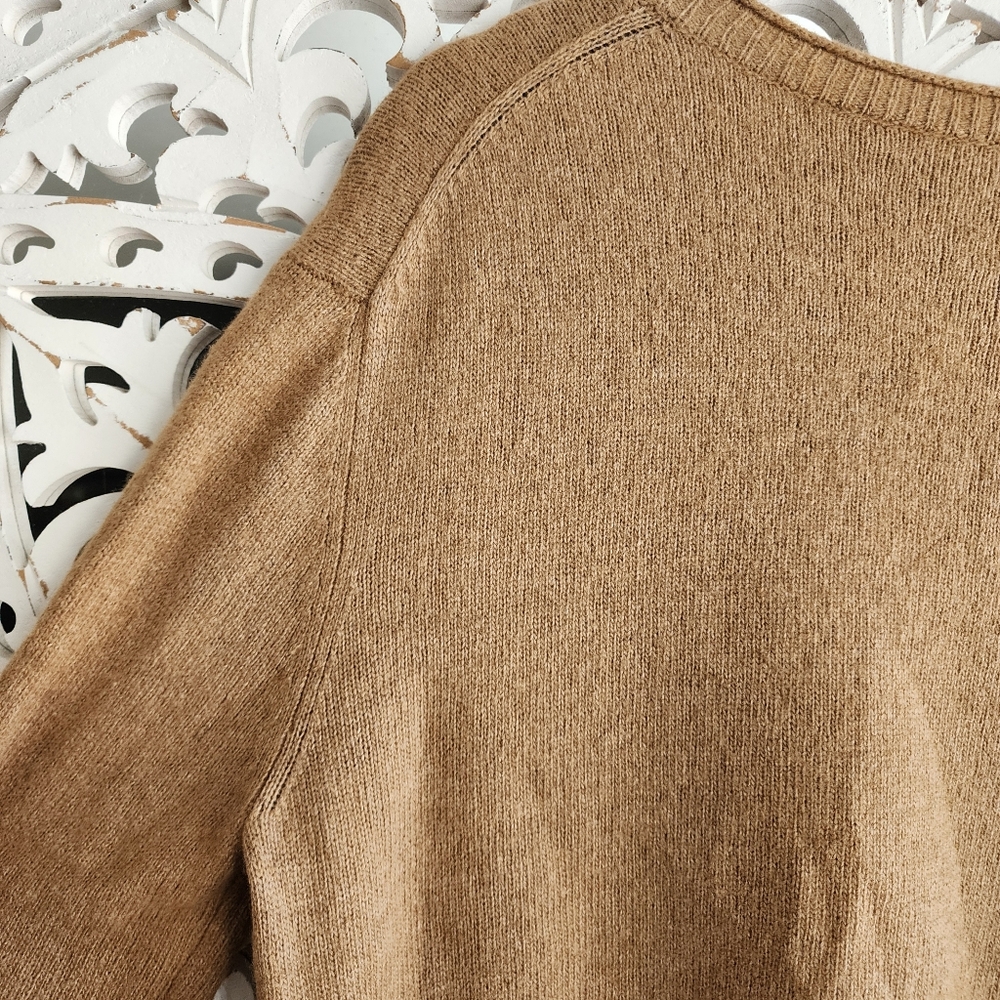 JENNI JAYNE EVERYDAY SWEATER WOOL/CASHMERE CREW NECK LONG SLEEVES SIZE MEDIUM - Picture 13 of 15
